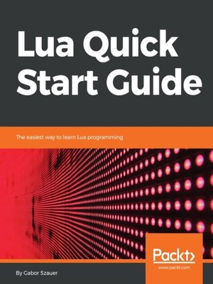 cover image of Lua Quick Start Guide
